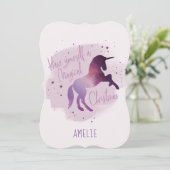 Zauberhafte Weihnachtsgalaxie Feiertagskarte (Stehend Vorderseite)