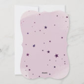 Zauberhafte Weihnachtsgalaxie Feiertagskarte (Rückseite)