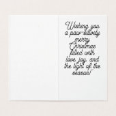 Zauberhafte Weihnachtslandschaft (Innenseite Aufgefaltet)