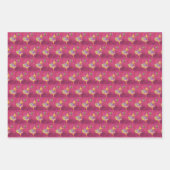 Zauberhafte Weihnachtsmannschaft II Geschenkpapier Set (Vorderseite 3)