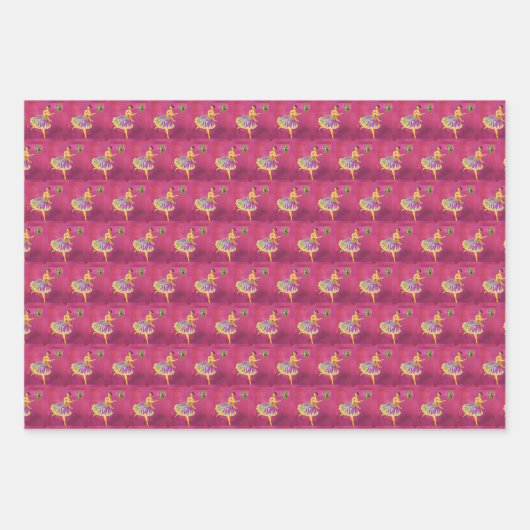 Zauberhafte Weihnachtsmannschaft II Geschenkpapier Set (Vorderseite 3)