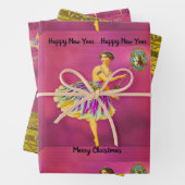 Zauberhafte Weihnachtsmannschaft II Geschenkpapier Set (Beispiel)