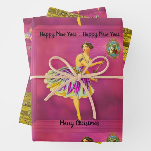 Zauberhafte Weihnachtsmannschaft II Geschenkpapier Set (Beispiel)