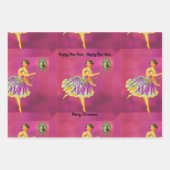 Zauberhafte Weihnachtsmannschaft II Geschenkpapier Set (Vorderseite)