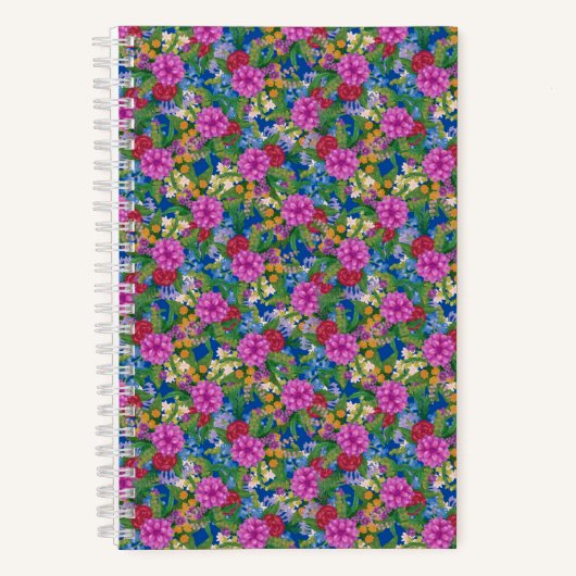 Zauberhafte Wildblume Notizblock (Vorderseite)