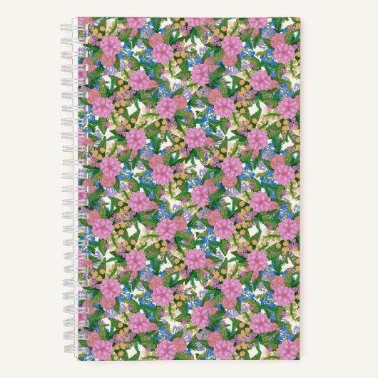Zauberhafte Wildblume Notizblock (Vorderseite)