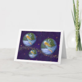 Zauberhafte Wintermärchen Feiertagskarte