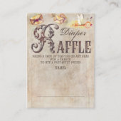 Zauberhafte Zauber-Windelrad-Ticket Begleitkarte (Vorderseite)