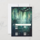 Zauberhafte, zauberhafte Lichter aus dem Wald, Hoc RSVP Karte (Vorderseite)