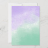 Zauberhafte zweijährige Geburtstagsparty Einladung (Rückseite)