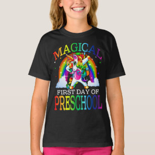 Zauberhafter erster Tag der Vorschule Einhorn T-Shirt