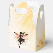 Zauberhafter Fee Silhouette Kindergeburtstag Geschenkschachtel (Geöffnet)