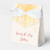 Zauberhafter Fee Silhouette Kindergeburtstag Geschenkschachtel (Vorderseite)