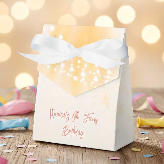 Zauberhafter Fee Silhouette Kindergeburtstag Geschenkschachtel