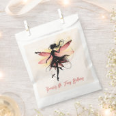 Zauberhafter Fee Silhouette Kindergeburtstag Geschenktütchen (Ausgeschnitten)