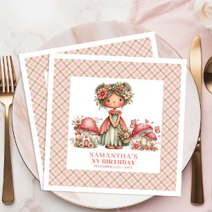 Zauberhafter Feengarten - Whimsical Geburtstagsfei Serviette