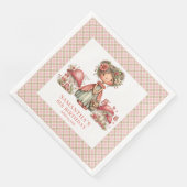 Zauberhafter Feengarten - Whimsical Geburtstagsfei Serviette (Ecke)