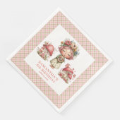 Zauberhafter Feengarten Whimsical Geburtstagsfeier Serviette (Ecke)