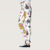 Zauberhafter Halloween Wasserfarbenmagic Fest Leggings (Links)