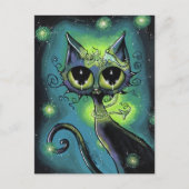 Zauberhafter Kleiner Freund-Drache und Katzenpostk Postkarte (Vorderseite)