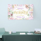 Zauberhafter Märchengarten Geburtstagsgruss Banner (Messeveranstaltung)