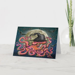 Zauberhafter Oktopus Karte