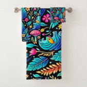 Zauberhafter Pilzwaldtraum Badhandtuch Set (Insitu)