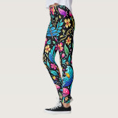 Zauberhafter Pilzwaldtraum Leggings (Links)