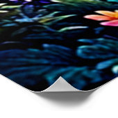 Zauberhafter Pilzwaldtraum Poster (Ecke)