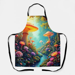 Zauberhafter Pilzwaldtraum Schürze