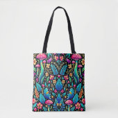 Zauberhafter Pilzwaldtraum Tasche (Vorderseite)