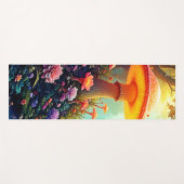 Zauberhafter Pilzwaldtraum Yogamatte (Vorderseite (Horizontal))