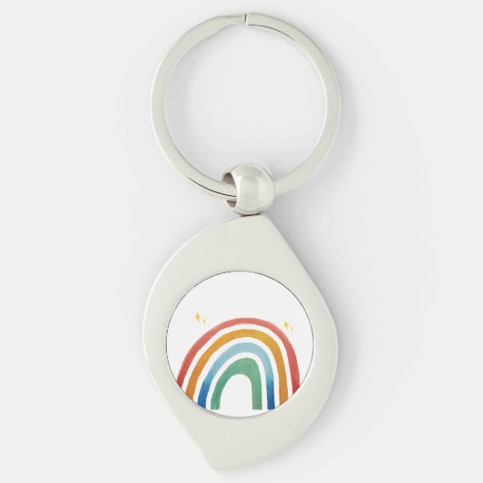 Zauberhafter Regenbogen Schlüsselanhänger (Vorderseite)