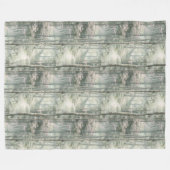 Zauberhafter Rosa Blumengarten Fleecedecke (Vorderseite (Horizontal))