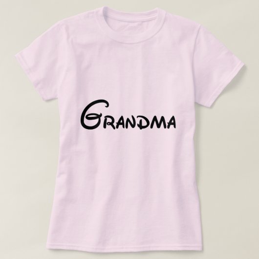 Zauberhafter Tag Großmutter T-Shirt (Design vorne)