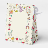 Zauberhafter Tag Katzen Kaninchen Einhorn Kinderge Geschenkschachtel (Rückseite)