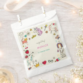 Zauberhafter Tag Katzen Kaninchen Einhorn Kinderge Geschenktütchen (Ausgeschnitten)