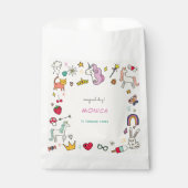 Zauberhafter Tag Katzen Kaninchen Einhorn Kinderge Geschenktütchen (Vorderseite)