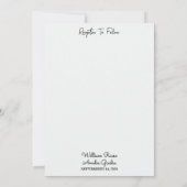 Zauberhafter Traum Mystische Sternenwelten Einladung (Rückseite)