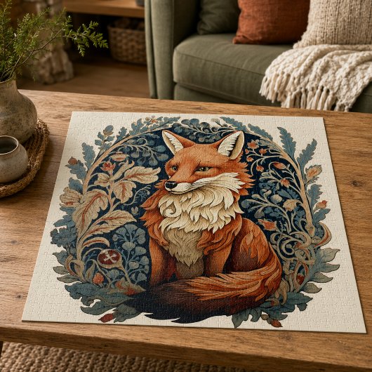 Zauberhafter Wald Fuchs Puzzle