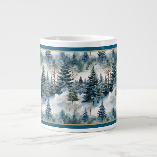 Zauberhafter Wald Jumbo-Tasse (Vorderseite)
