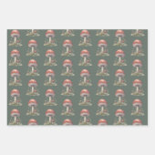 Zauberhafter Wald Toadstool Pilz Geschenkpapier Set (Vorderseite 3)