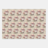 Zauberhafter Wald Toadstool Pilz Geschenkpapier Set (Vorderseite 2)