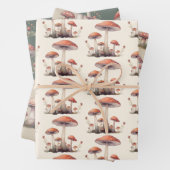 Zauberhafter Wald Toadstool Pilz Geschenkpapier Set (Beispiel)