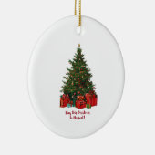 Zauberhafter Weihnachtsbaum Keramik Keramik Ornament (Rechts)