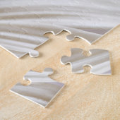 Zauberhafter Weißer Schwan Echinacea Puzzle (Seite)