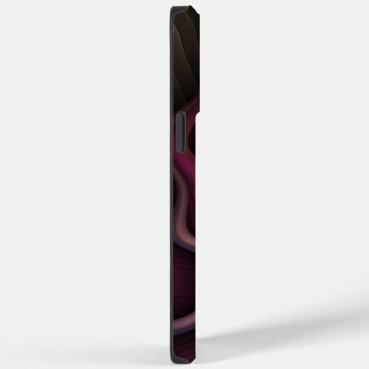 Zauberhaftes Abstrakt gestreiftes farbiges Fraktal Case-Mate iPhone Hülle (Rückseite / Rechts)