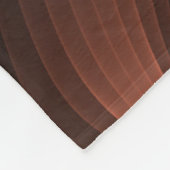 Zauberhaftes Abstrakt gestreiftes farbiges Fraktal Fleecedecke (Ecke)