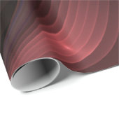 Zauberhaftes Abstrakt gestreiftes farbiges Fraktal Geschenkpapier (Rolleneckpunkt)