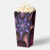 Zauberhaftes Abstrakt gestreiftes farbiges Fraktal Geschenkschachtel (Geplatzt)